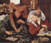 Money-changer and his wife, Marinus van Reymerswaele